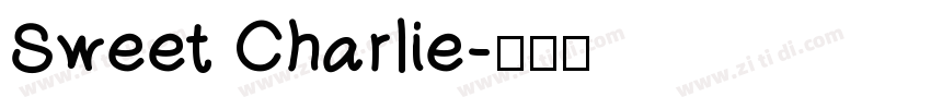 Sweet Charlie字体转换